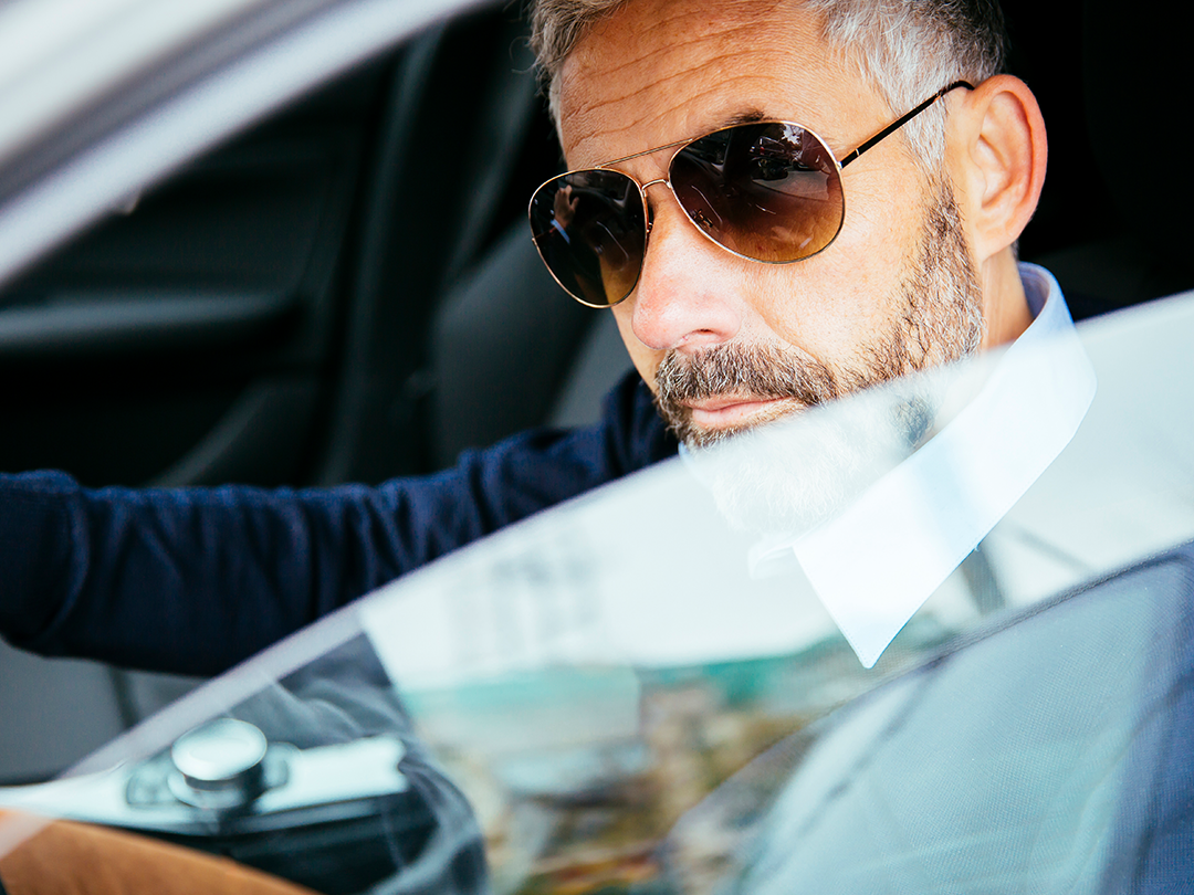 Drivers could face a £5,000 fine for driving without sunglasses